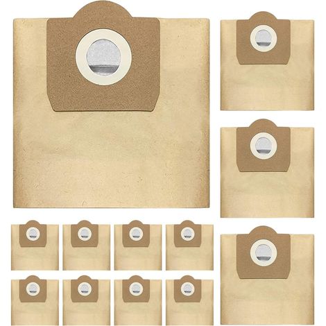 12 pièces sac d'aspirateur compatible karche A2204/A2656/3300/3200/SE4001 sac à poussière accessoires d'aspirateur (1/4)