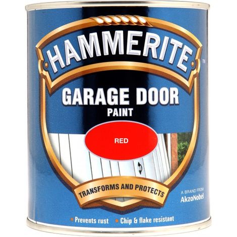 Hammerite - Garage Door Paint  -750ML - Red