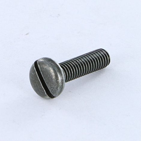 Vis métaux Tête cylindrique large TCL Fendue M4X16 Acier zingué Vert OLIV-10 pièces
