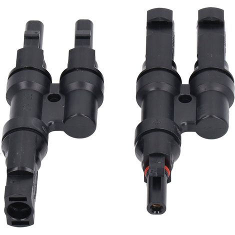 T3-Solarstecker (1-paarig), Parallelkabel für Photovoltaikmodule, Abzweigverteiler, Montagehilfe für Heimwerker (1/5)