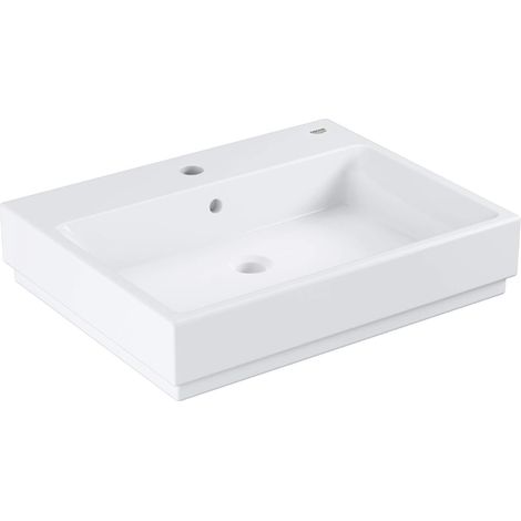 Grohe 3947700H Cube Ceramic Counter top basin 600mm x 490mm (Alpine White)
