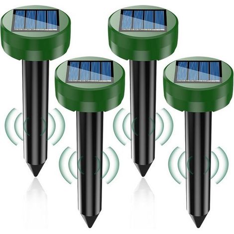 Répulsif animaux ultrason solaire chasse-taupes chasse-campagnols pour jardin (1/5)