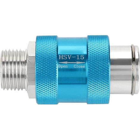 HSV-15 Aluminium G1/2 Gewinde Luftstromregelung Handbetätigtes Schieberventil (1/4)