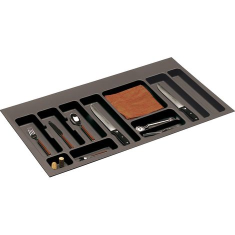 Ramasse-couverts pour tiroir - Peut recevoir les accessoires : Oui - Largeur maxi : 940 mm - Largeur mini : 895 mm - Pour caisson de largeur : 1000 mm - GOLLINUCCI