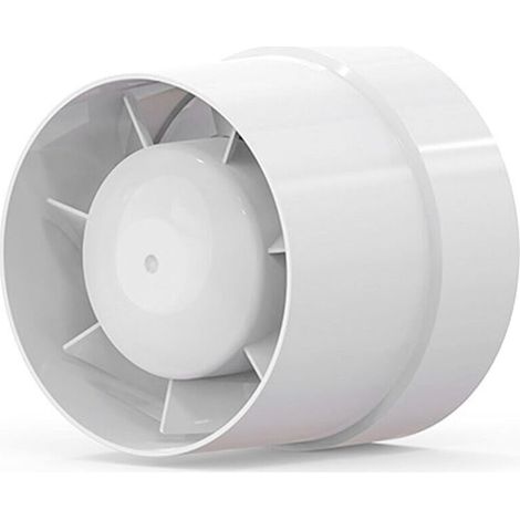Ventilateur Extracteur d'air, 茅conomique 100mm, 12W/130m鲁, extracteur axial conduit en ligne : salle de bain, cuisine, cave