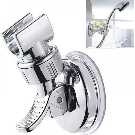 Support Pommeau Douche - Ventouse Universel Réglable Sans Perçage - Pour Salle De Bain - 1 Pièce (1/5)