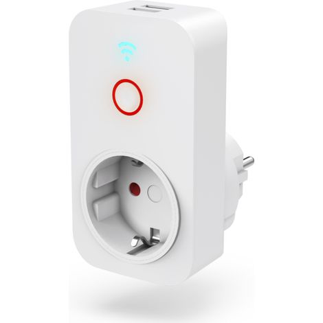 Hama WLAN-Steckdose mit 2x USB-A, 2300W, Smart Home (1/5)
