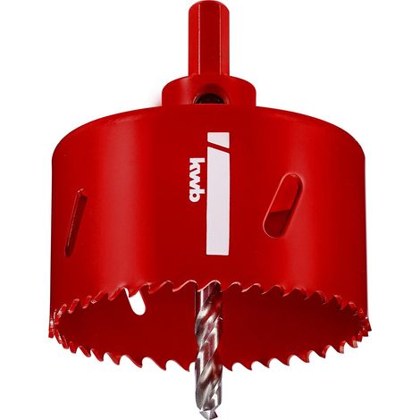 HSS-BiMetall-Lochsäge mit Schaft + Bohrer D74mm