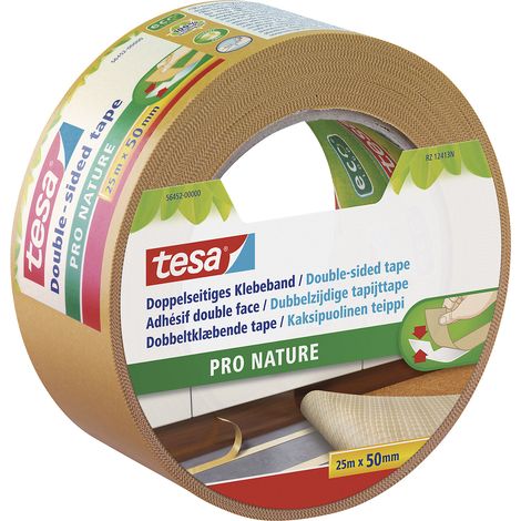 Ruban adhésif double-face tesa 56452-00000-11 (L x l) 25 m x 50 mm caoutchouc 1 pc(s) W27320 (1/5)