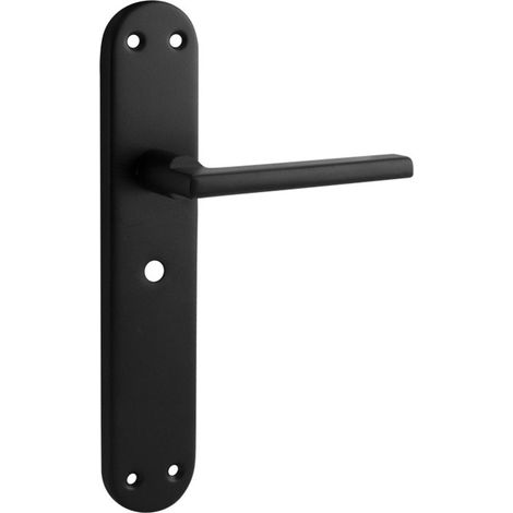 Juego de manillas lisas negras de aluminio 47mm INTHER, minimalistas y duraderas