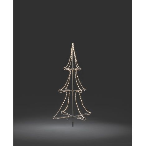 Konstsmide LED Schlauchsilhoutte Tannenbaum 3D 216 Dioden warmweiß (1/3)