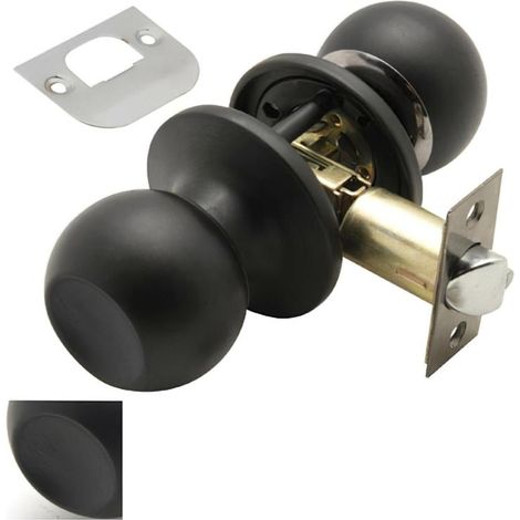 Pomo Puerta Wolfpack Sencillo Negro Para Pasillo