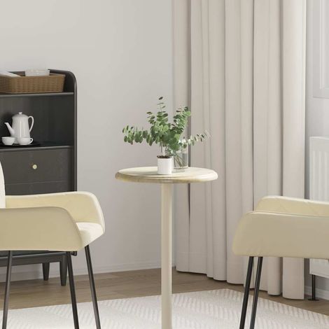 Plateau de table en marbre crème Ø40 x 2,5 cm pour table à manger, basse ou de jardin - PANGIVO (1/5)
