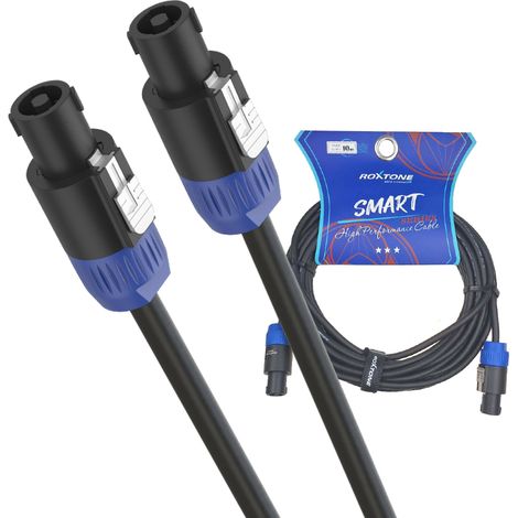 Cavo per altoparlanti 2 x 1,0 mm² 2 connettori per altoparlanti 10 m Roxtone SSSS210L10 (1/5)