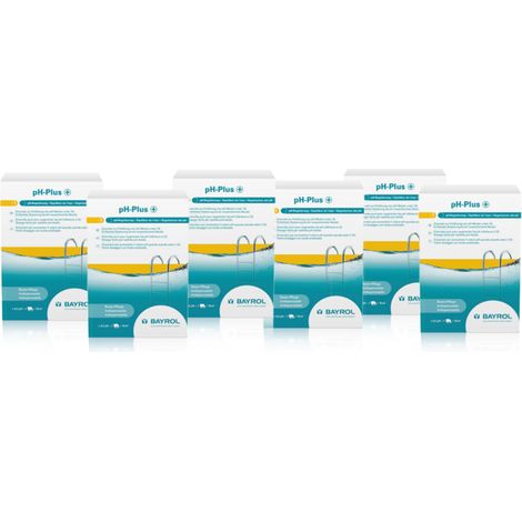 Bayrol Set 6 x pH-Plus á 1,5 kg