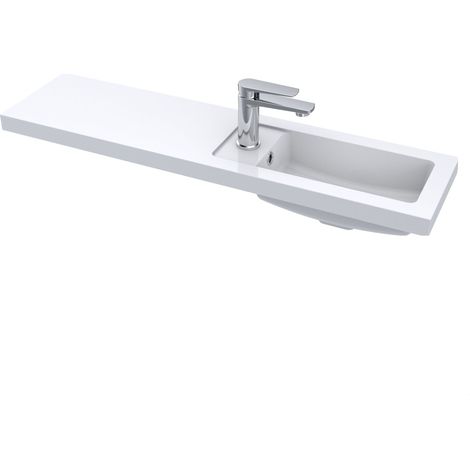 1000 Straight Polymarble Basin