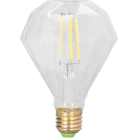 Ampoule à filament unique rétro transparente 4000K 4W 220V E27/E26, adaptée aux maisons, restaurants et cafés (1/5)