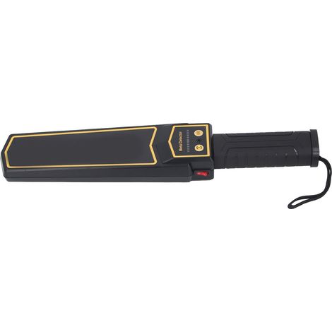 Scanner de métaux portable haute sensibilité, détecteur de métaux visuel et sonore rechargeable pour aéroports, écoles et musées 5V1A (1/5)