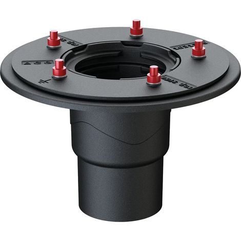 ACO Dachablauf Passavant Spin DN100 Guss Pressdichtflansch Stutzen 90Grad vertikal, 7034.10.12