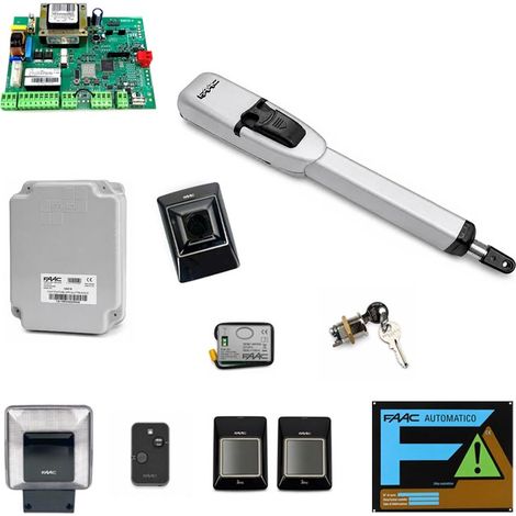 FAAC 415 230V 104415 KIT Automazione Cancello Battenti Battente Anta 3mt - 1 motore