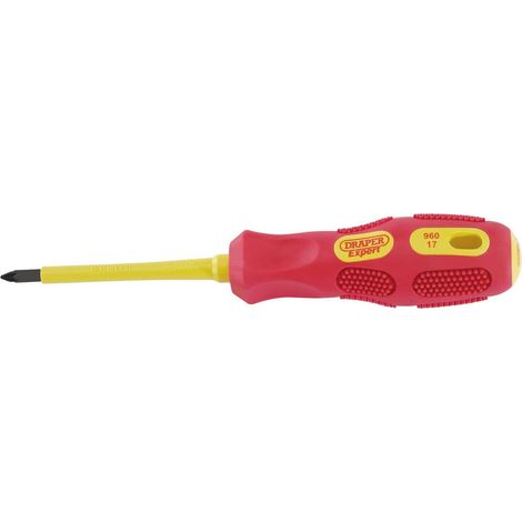 N ° 1 x 80 mm entièrement isolé tournevis type Pozidriv N °