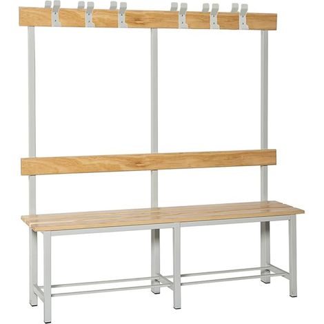 Simonbench Panchina Guadaroba Doppia Grigia Montata