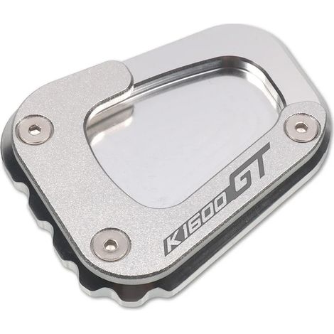(Silver-K1600GT) Compatible avec les motos BMW K1600GT, K1600GTL, K1600B et K1600 GT GTL. Extension de béquille latérale et de support pour une meilleure stabilité. (1/4)