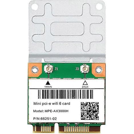 2974mbps Wifi 6 dents5.0 2.4g / 5g / 6ghz 802.11ac adaptateur sans fil Ax200 Mini Pci-e W (1/5)