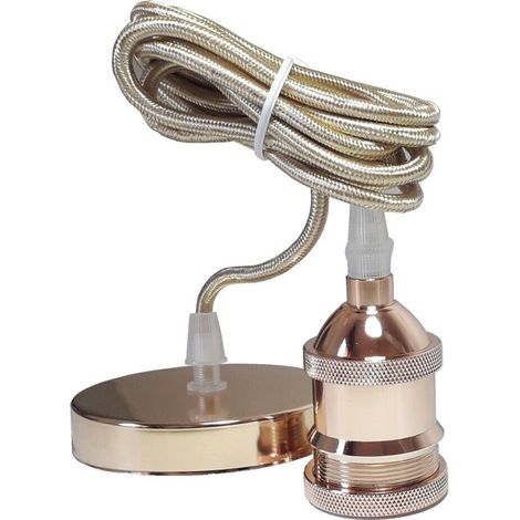 Lampadario a sospensione E27 portalampada pendente vintage industriale  2M-O