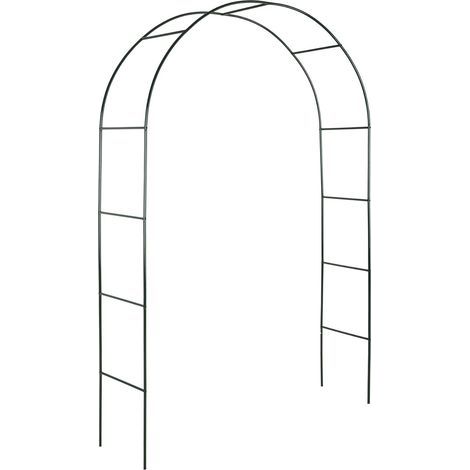 Rosenbogen, Pflanzenstütze, Gartensäule. Höhe: ca. 240 cm, Breite: ca. 140 cm, Tiefe: ca. 40 cm (1/5)