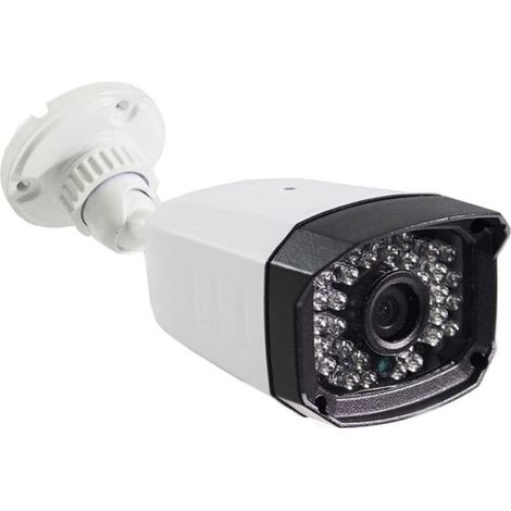 Telecamera bullet ahd full hd 720p 1.3 mpx lente 3,6 mm 36 led infrarossi per esterno waterproof ip57 (1/3)