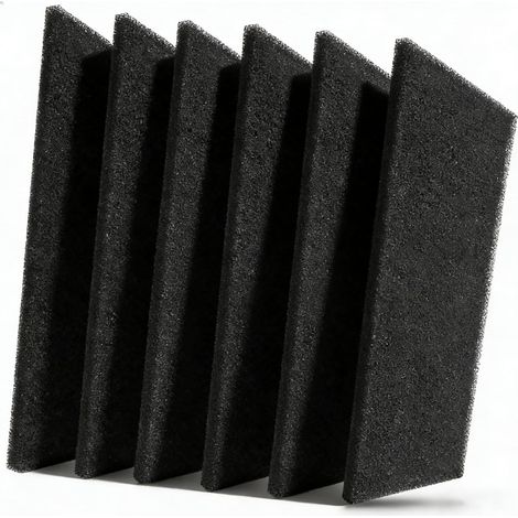 6 Pièces Filtre Seche Linge, De Rechange, Mousse Haute Qualité 225x107x8 Mm, Compatible Sèche-Linge à Condensation Et Pompe à Chaleur, Facile à Nettoyer Et à Installer Pour Un Séchage Optimal (1/5)