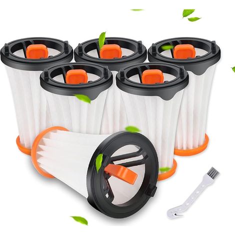 lot de 6 filtres pour aeg cx7-1 electrolux rapido & ergorapido aspirateur filtre de rechange accessoires de rechange remplacement aeg aef 144 & electrolux ef144 (1/5)