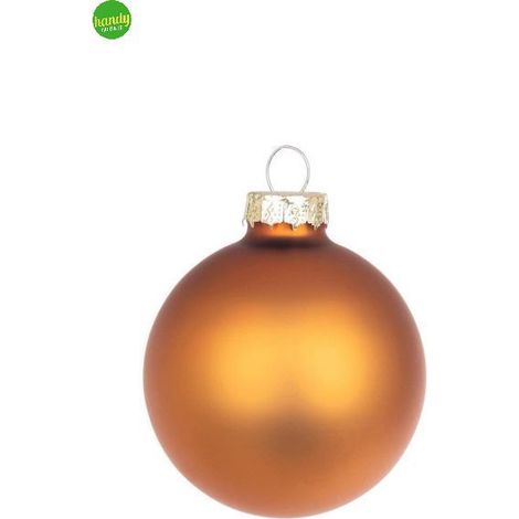 Sfera in Vetro Bizzotto Caramello Opaco Ø 80mm