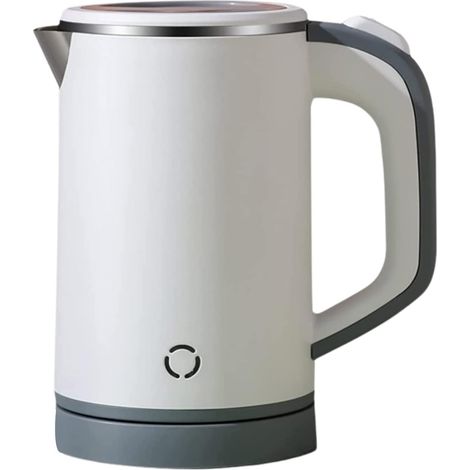 Bouilloire de voyage électrique portable pour le camping, les voyages et le bureau, noire (modèle à compartiments séparés) et blanche. (1/5)