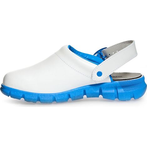Berufsschuhe Clog Dynamic 7312 Abeba Weiß/Blau Gr. 36 (1/4)