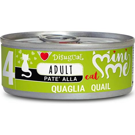 Disugual Cat Mini-Me 4 alla Quaglia - Lattina 85 Gr -