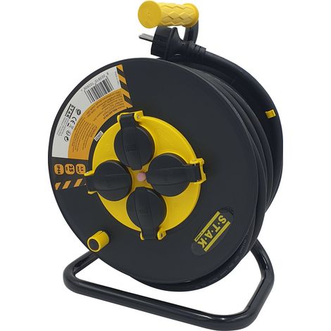 Rallonge électrique velamp reelart-fr-25 3200W IP44