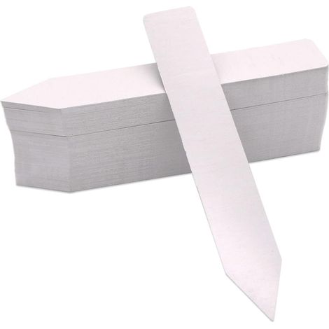 Lot de 100 Étiquettes Plantes – Marqueurs Jardin Blanc (1/5)