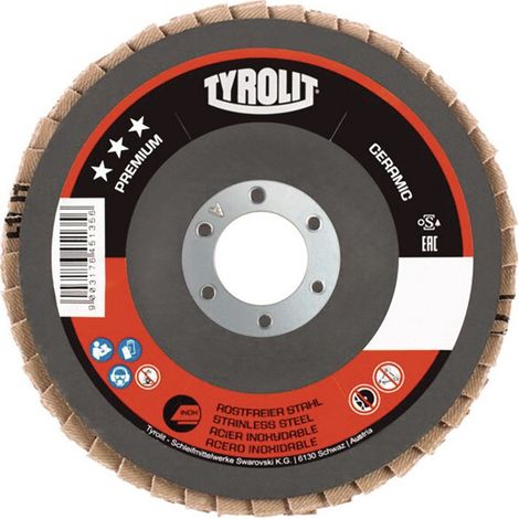 Disco lija laminado 125mm K60 TYROLIT 645137