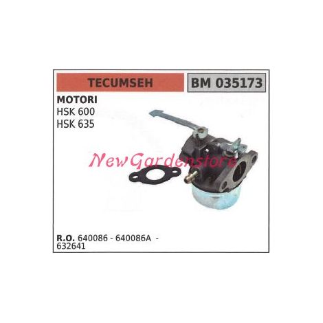 Vergaser TECUMSEH Rasenmäher HSK 600 635 640086A 632641