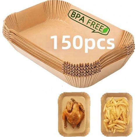 150 Blatt Geeignet für Heißluftfritteusen auch für Heißluftfritteusen geeignet Geeignet für Zweizonen-Heißluftfritteusen von 7 5-10 Litern bis C 7,5