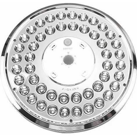 Projecteur solaire extérieur pour mât de drapeau, 48 LED étanches, fixation supérieure. (1/4)