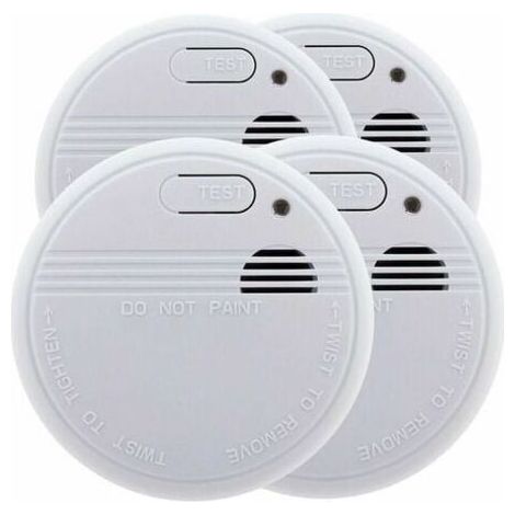 Adhesive magnet plate for smoke detector, 3 self-adhesive magnetic supports, installation without drilling or screws for all smoke detectors and fire alarms-Fei Yu (1/3)