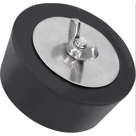 Bouchon d'Hivernage Piscine 2,5 Pouces/6,3 cm, Bouchon Caoutchouc Expansible avec Vis INOX 304, Protection Antigel Tuyauterie Piscine, Etanchéité Hiver/Été (1/5)