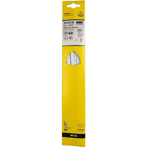 KLINGSPOR BRZESZCZOT DO PIŁY SZABLASTEJ 300x19x0,9mm RS 993 AQ /5szt.