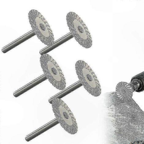 Lame diamantée de 40 mm avec tige de 6 mm, compatible avec la gravure et la découpe de carreaux, de granit et de marbre. (1/3)