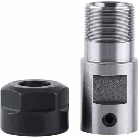 Mandrin de moteur en acier - - ER11 - 5 mm - Machine de fraisage - Perceuse CNC - Acier haute qualité - Tige droite (1/4)