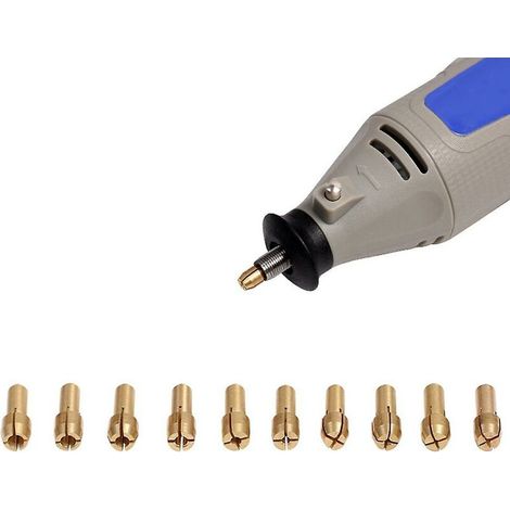 SHINING HOUSE Bohrfutter – 10 Stück Präzisions-Kupferfutter 0,5–3,2 mm für Bohrer (1/5)