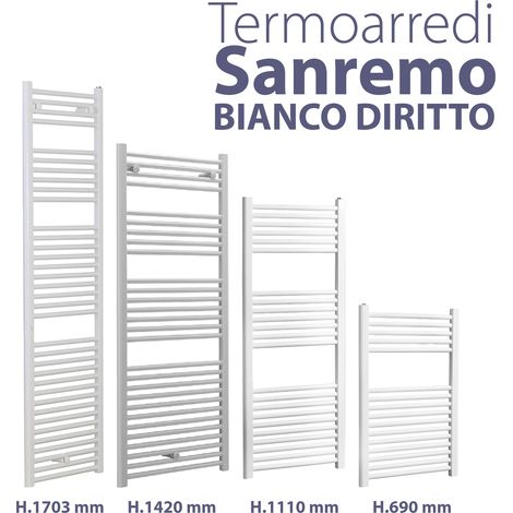 Termoarredo Sanremo Bianco Diritto H.1110 X L.550 X I.500 (1/5)